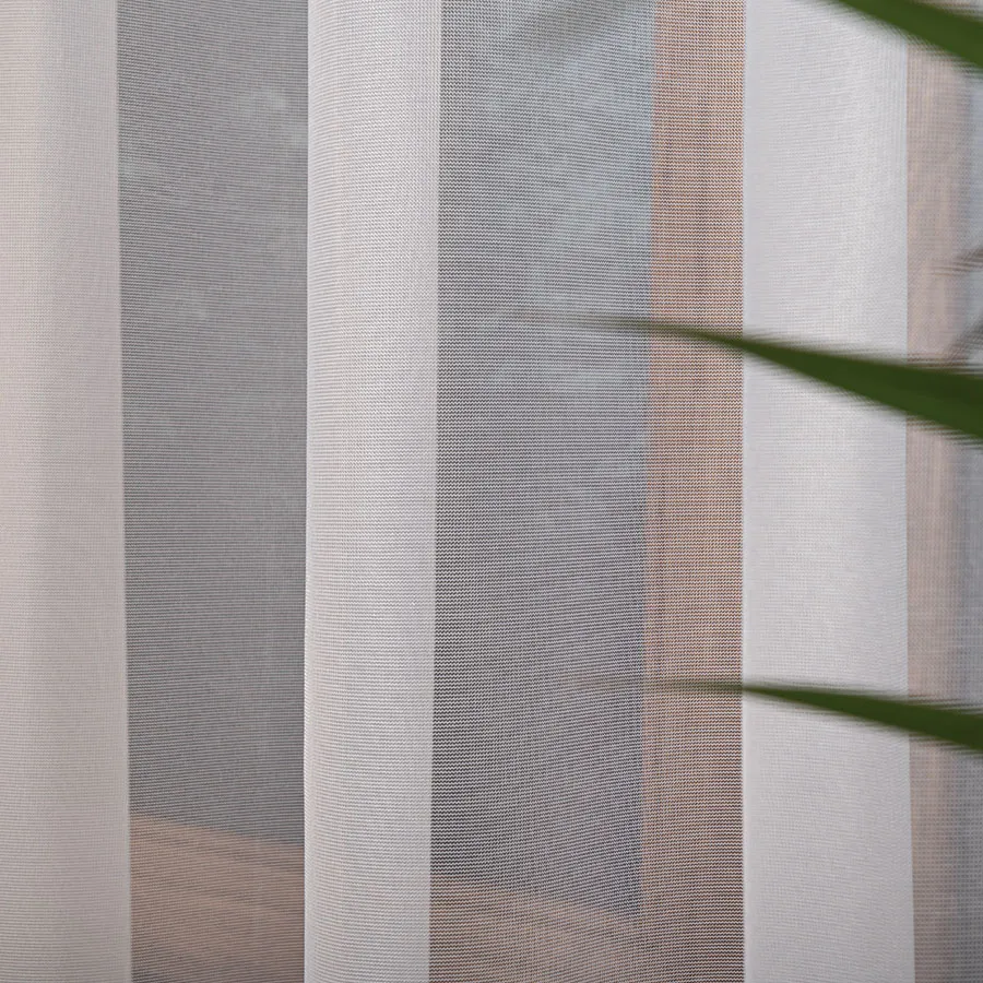 ELZA Firanka żakardowa gotowa, szerokość 300 x wysokość 240cm, kolor 001 biały 023456