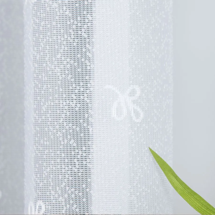 KAROLINA Firanka żakardowa gotowa, szerokość 400 x wysokość 170cm, kolor 001 biały 054160