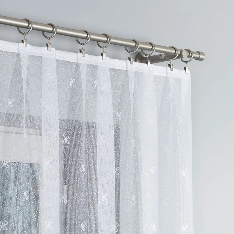 KAROLINA Firanka żakardowa gotowa, szerokość 400 x wysokość 170cm, kolor 001 biały 054160