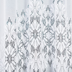 EMILIA Firanka żakardowa gotowa fala, szerokość 340 x wysokość 180cm, kolor 001 biały 181040