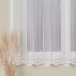 AGNIESZKA Firanka żakardowa gotowa, szerokość 300cm x wysokość 170cm, kolor 001 biały 358991