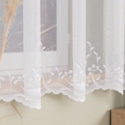 AGNIESZKA Firanka żakardowa gotowa, szerokość 300cm x wysokość 170cm, kolor 001 biały 358991