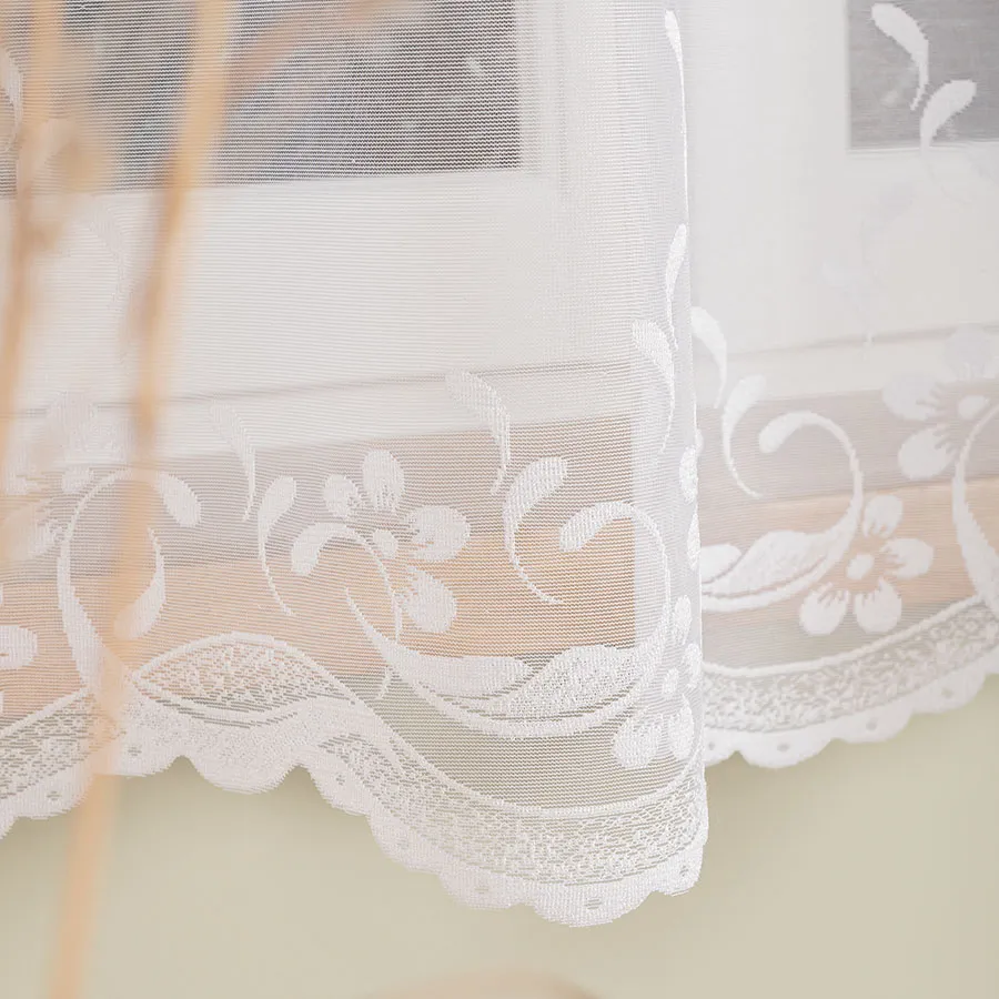 AGNIESZKA Firanka żakardowa gotowa, szerokość 300cm x wysokość 170cm, kolor 001 biały 358991