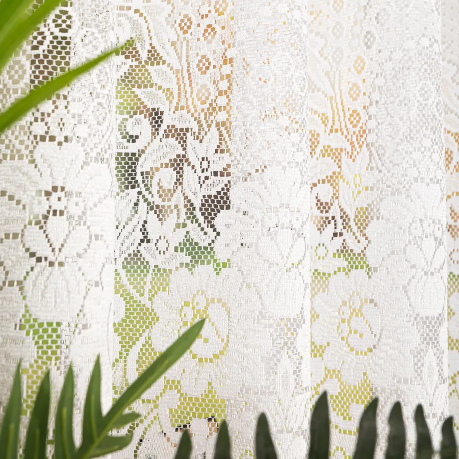 ELA Firanka żakardowa gotowa, szerokość 300 x wysokość 160cm, kolor 001 biały 361090