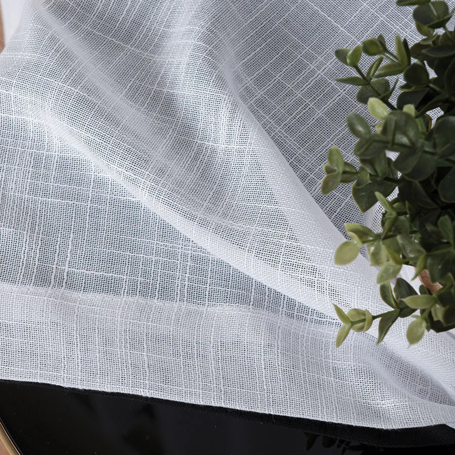 Firana gotowa na przelotkach, 300x250 cm, kolor 001 biały 400002