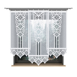 KLAUDIA Panel żakardowy gotowy, szerokość 60 x wysokość 160cm, kolor 001 biały 001331 KLAUDIA Panel żakardowy gotowy, szerokość 60 x wysokość 160cm, kolor 001 biały 001331