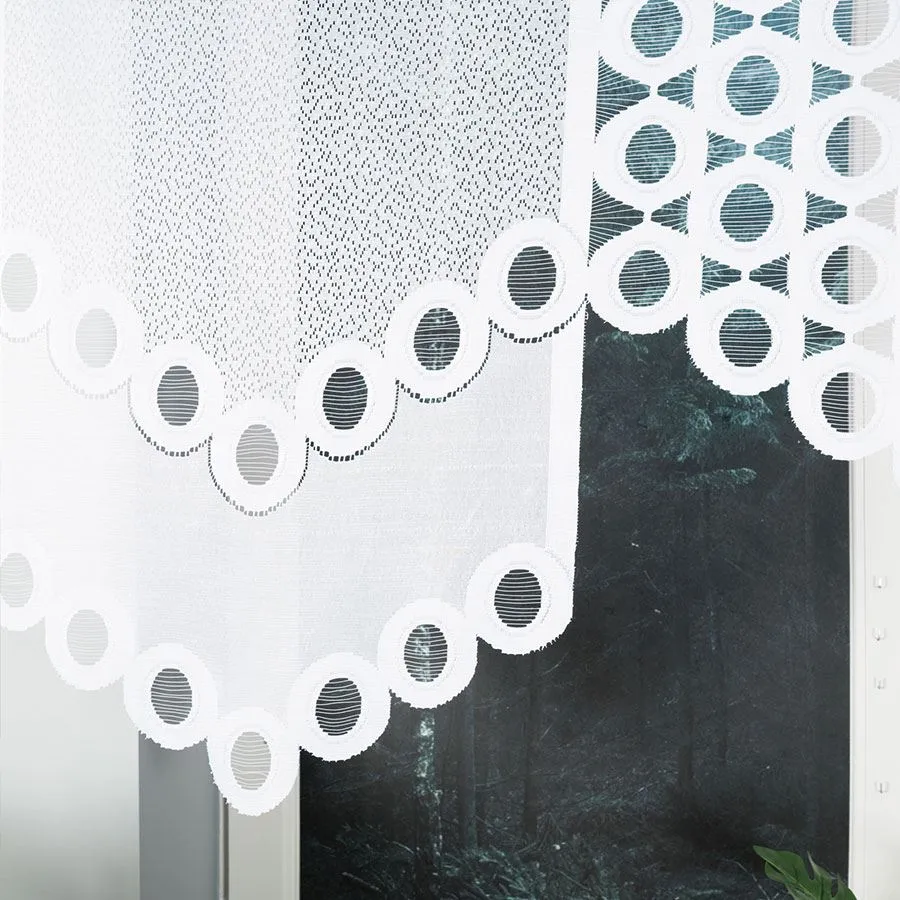 DIASKIA Panel żakardowy gotowy, szerokość 160 x wysokość 120cm, kolor 001 biały 019327