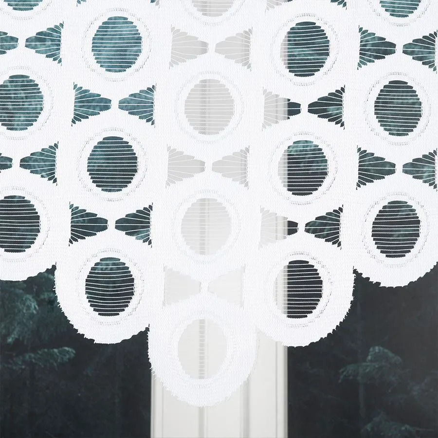 DIASKIA Panel żakardowy gotowy, szerokość 160 x wysokość 120cm, kolor 001 biały 019327