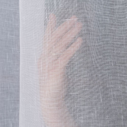 Firana gotowa na przelotkach, 140x250 cm, kolor 001 biały 400007
