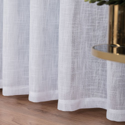 Firana gotowa na przelotkach, 500x250 cm, kolor 001 biały 400002