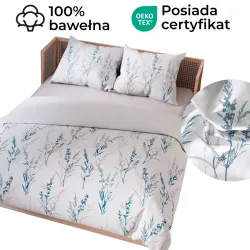SELA Komplet pościeli z bawełny satynowej 160x200cm 100099