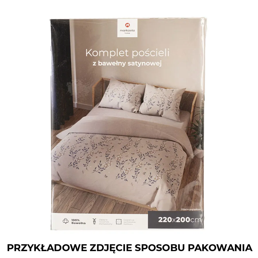 AMALIA Komplet pościeli z bawełny satynowej 220x200cm 100094