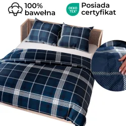 KADENA Komplet pościeli z bawełny satynowej 220x200cm 100097