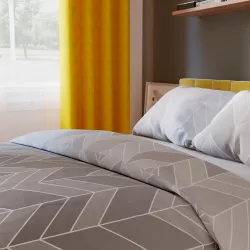 NITTA Komplet pościeli z bawełny satynowej 160x200cm 100100 NITTA Komplet pościeli z bawełny satynowej 160x200cm 100100