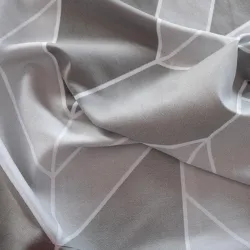 NITTA Komplet pościeli z bawełny satynowej 160x200cm 100100 NITTA Komplet pościeli z bawełny satynowej 160x200cm 100100