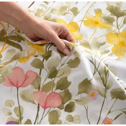 FLORINA Komplet pościeli z bawełny satynowej 160x200cm 100095 FLORINA Komplet pościeli z bawełny satynowej 160x200cm 100095