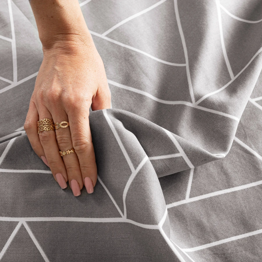 ZEFIRA Komplet pościeli z bawełny satynowej 160x200cm 100107