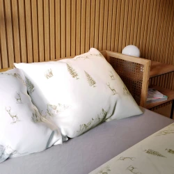 MOKOSZ Komplet pościeli z bawełny satynowej 160x200cm 100106