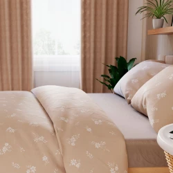 VELORA Komplet pościeli z bawełny satynowej 160x200cm 100105