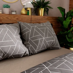 ZEFIRA Komplet pościeli z bawełny satynowej 220x200cm 100107