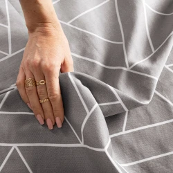 ZEFIRA Komplet pościeli z bawełny satynowej 220x200cm 100107