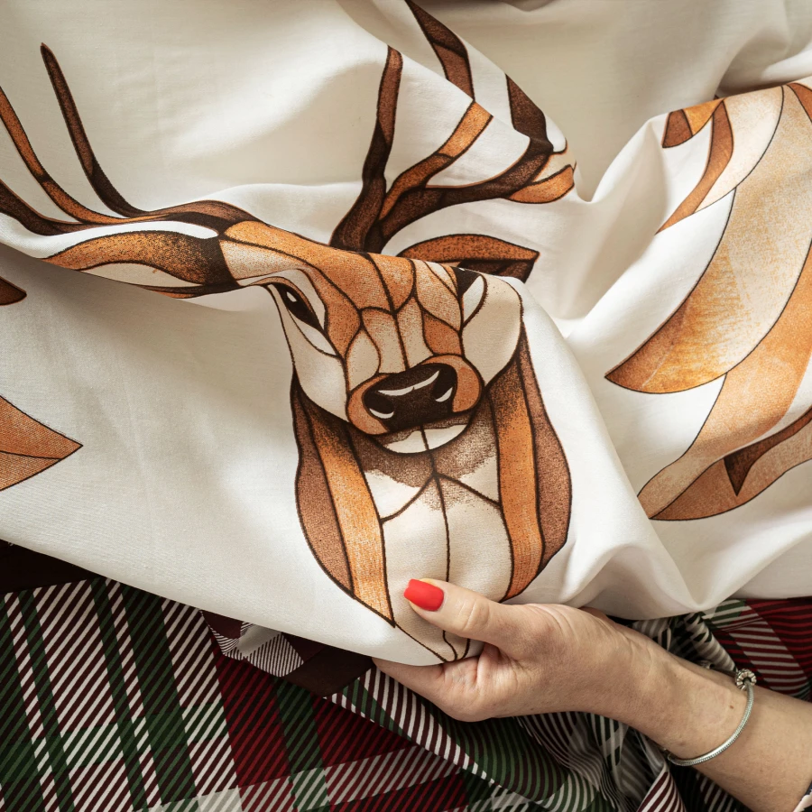 MERRY Komplet pościeli z bawełny satynowej 220x200cm 100109