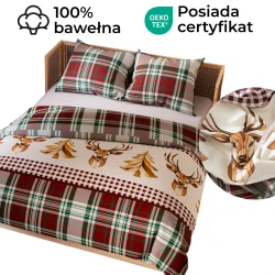 MERRY Komplet pościeli z bawełny satynowej 220x200cm 100109