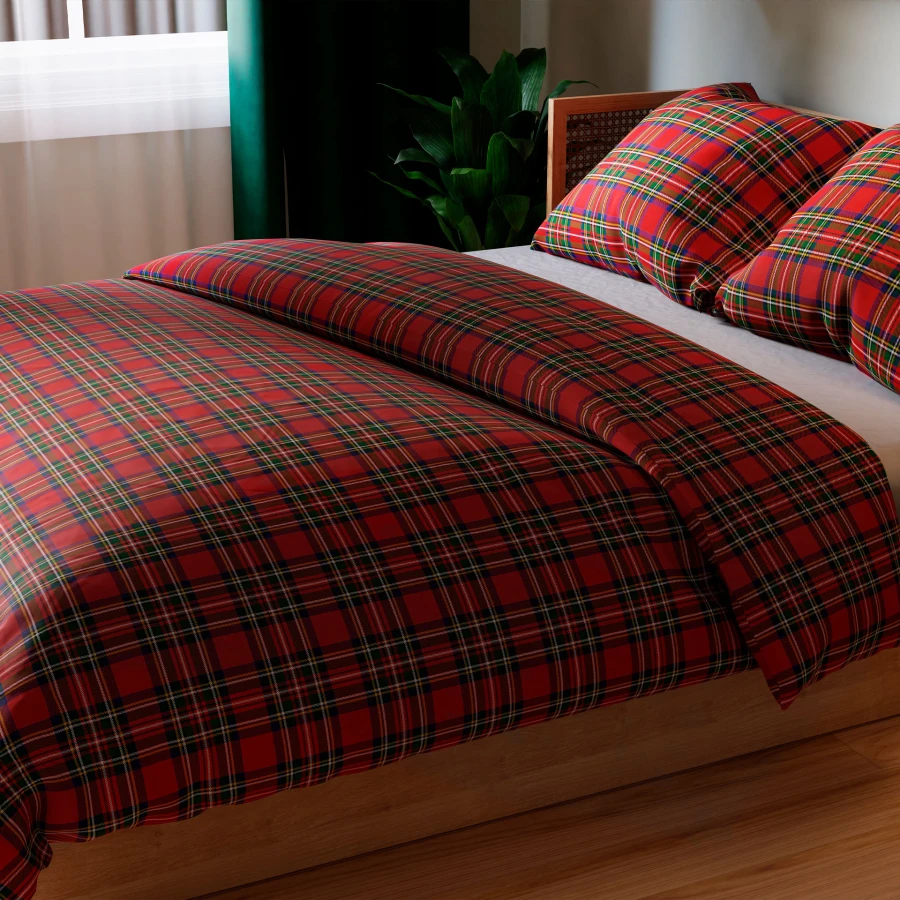 SZKOTI Komplet pościeli z bawełny satynowej 160x200cm 100108