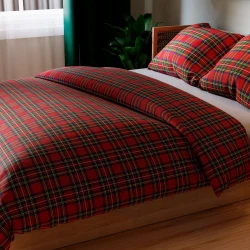 SZKOTI Komplet pościeli z bawełny satynowej 160x200cm 100108