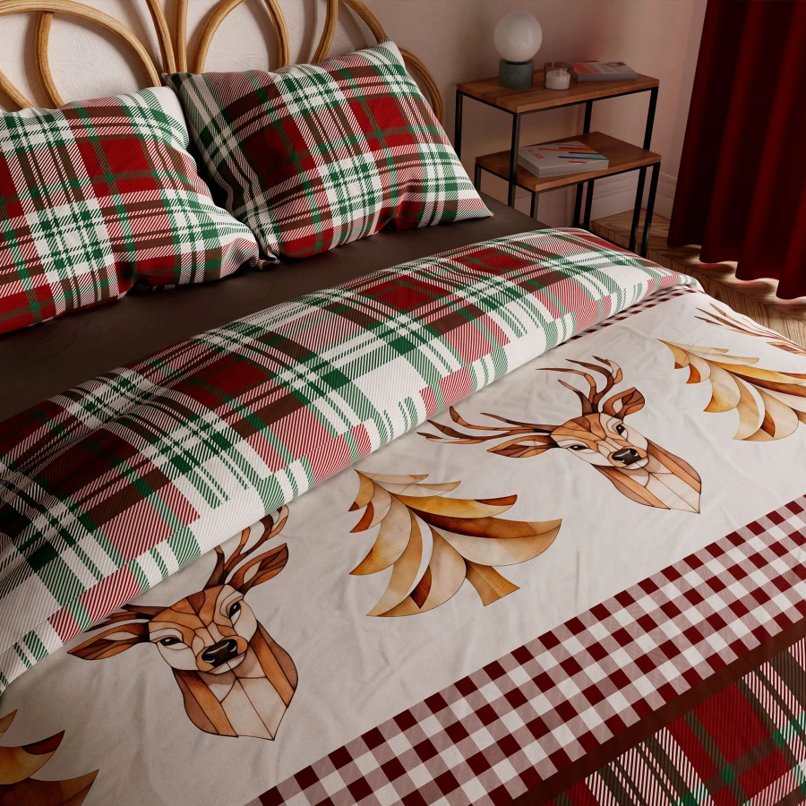 MERRY Komplet pościeli z bawełny satynowej 160x200cm 100109