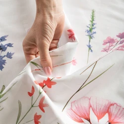 ZALURA Komplet pościeli z bawełny satynowej 220x200cm 100102