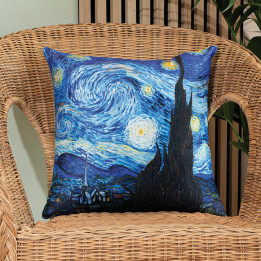 GWIAŹDZISTA NOC Poszewka dekoracyjna VELVET, 40x40cm, kolor 001 P00255