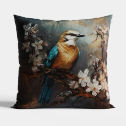 PTAK ATOS Poszewka dekoracyjna VELVET, 40x40cm, kolor 001 ciemny turkusowy petrol P00149