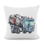 BETONIARA VELVET · Poszewka dekoracyjna · 40x40 cm · kolor niebiesko-szary