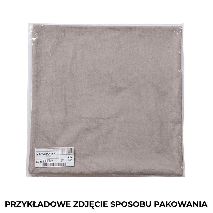 POJAZDY BETONIARA Poszewka dekoracyjna VELVET, 40x40cm, kolor 002 niebiesko-szary P00087