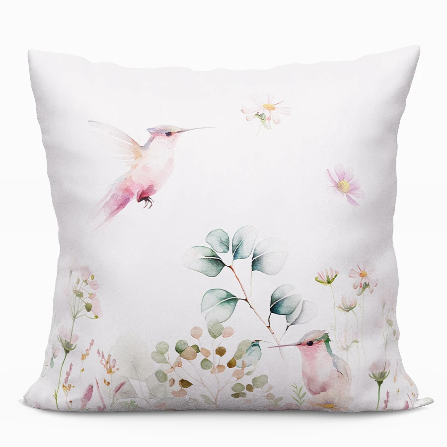 POLINA Poszewka dekoracyjna VELVET, 40x40cm, kolor 001 różowy P00128