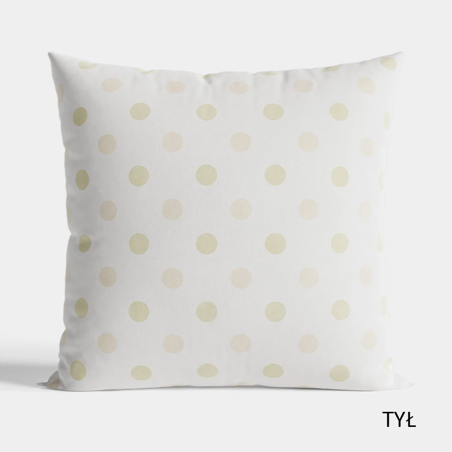 KRÓLICZKI Poszewka dekoracyjna MILAS, 40x40cm, kolor 001 pastelowo oliwkowy P00204