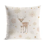 JELONKI ZIMOWE · Poszewka dekoracyjna · 40x40 cm · kolor beżowy