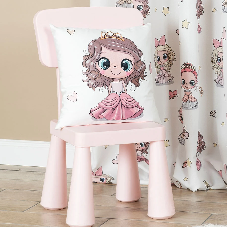 PRINCESS Poszewka dekoracyjna VELVET, 40x40cm, kolor 002 brunetka P00086