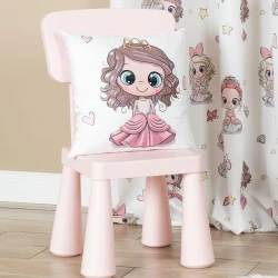 PRINCESS Poszewka dekoracyjna VELVET, 40x40cm, kolor 002 brunetka P00086