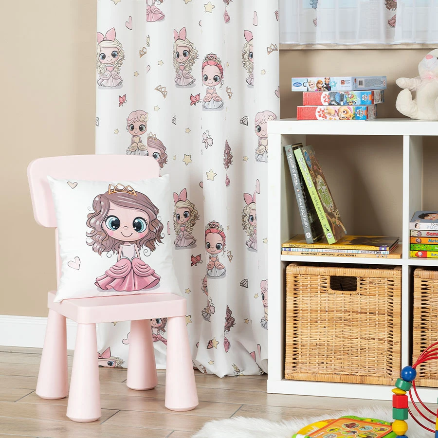 PRINCESS Poszewka dekoracyjna VELVET, 40x40cm, kolor 002 brunetka P00086