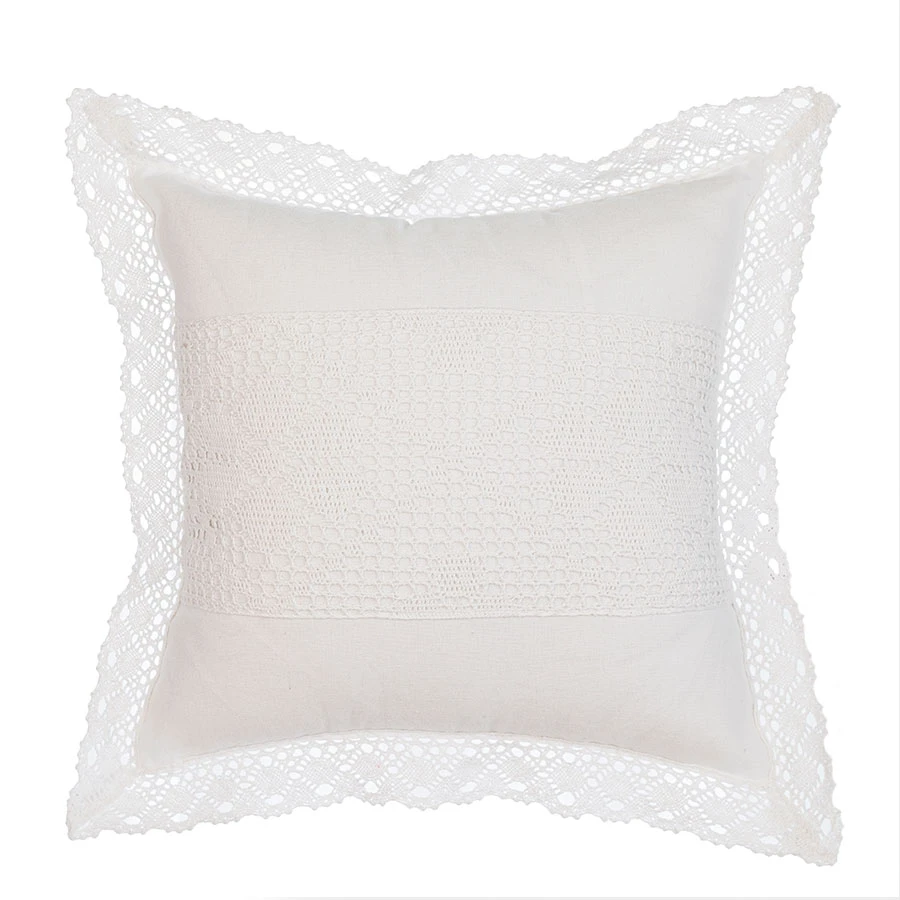 RACHELA Poszewka z ażurem, szerokość 40 x wysokość 40cm, kolor 001 biały 912432