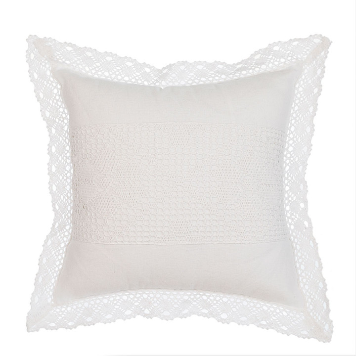 RACHELA Poszewka z ażurem, szerokość 40 x wysokość 40cm, kolor 001 biały 912432