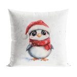 PINGWINEK VELVET · Poszewka dekoracyjna · 40x40 cm · kolor biały