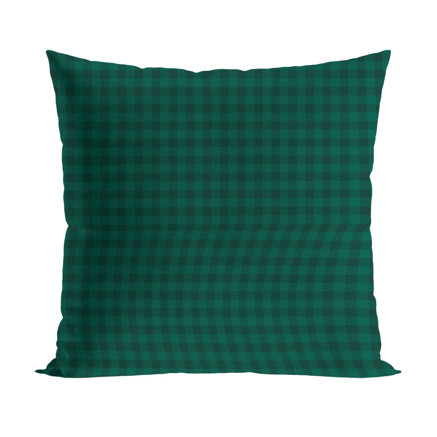 KRATA Z SAMOCHODEM, BAJKOWE ŚWIĘTA Poszewka dekoracyjna VELVET, 40x40cm, kolor 002 zielony PBN354