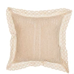 INESS · Poszewka ażurowa · 40x40 cm · kolor kremowy