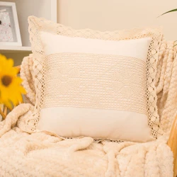 RACHELA Poszewka z ażurem, szerokość 40 x wysokość 40cm, kolor 012 kremowy 912432