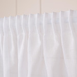 NALA · Zasłona gotowa z taśmą marszczącą · 400x250 cm · kolor biały