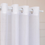 NALA · Firana gotowa na przelotkach · 500x250 cm · kolor biały