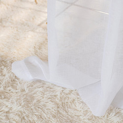 NALA Firana gotowa na przelotkach, szerokość 500cm x wysokość 250cm, kolor 001 biała 002022